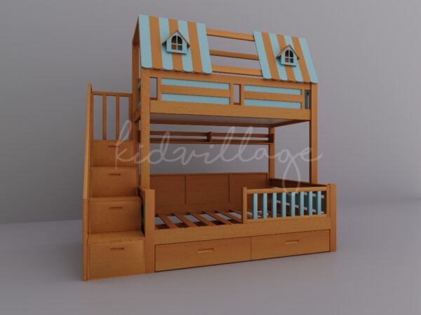 двухъярусная кроватка-домик амстердам6